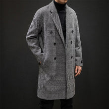 Load image into Gallery viewer, Long Houndstooth Coat