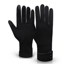Load image into Gallery viewer, Buttoned Winter Gloves - Women
