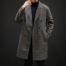 Load image into Gallery viewer, Long Houndstooth Coat
