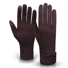 Load image into Gallery viewer, Buttoned Winter Gloves - Women