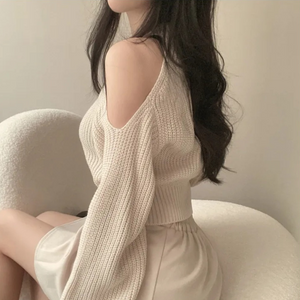 Open Shoulder Sweater