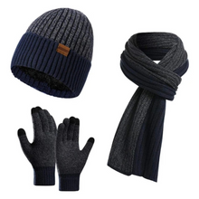 Load image into Gallery viewer, Gloves, Beanie &amp; Scarf Set
