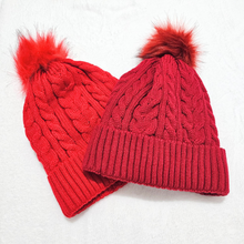 Load image into Gallery viewer, Pompom Fleece Beanie
