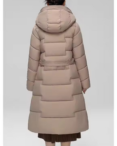 Long Bubble Jacket with Cinched Waist