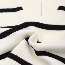Load image into Gallery viewer, High Neck Striped Sweater
