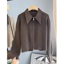 Load image into Gallery viewer, Dual-zip Sweater

