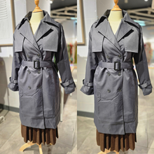 Load image into Gallery viewer, Long Trench Coat
