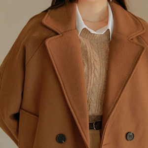 Raglan Wool Blend coat