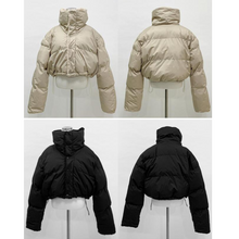 Load image into Gallery viewer, Reversible Cropped Puffer
