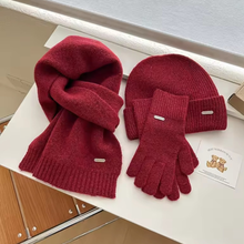 Load image into Gallery viewer, Beanie, Scarf &amp; Gloves Set
