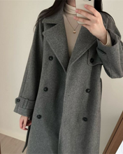 Load image into Gallery viewer, Soft Wool Trench Coat
