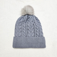 Load image into Gallery viewer, Pompom Fleece Beanie
