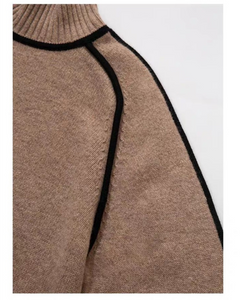 Lined Knit Turtleneck