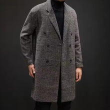 Load image into Gallery viewer, Long Houndstooth Coat
