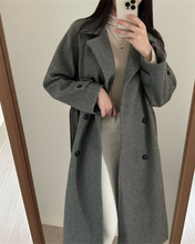 Load image into Gallery viewer, Soft Wool Trench Coat
