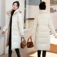 Load image into Gallery viewer, Collared Long Bubble Jacket
