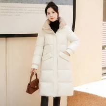 Load image into Gallery viewer, Collared Long Bubble Jacket
