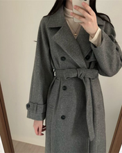 Load image into Gallery viewer, Soft Wool Trench Coat
