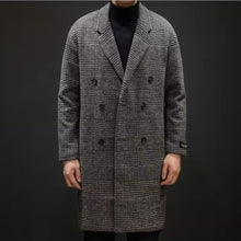 Load image into Gallery viewer, Long Houndstooth Coat
