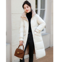 Load image into Gallery viewer, Collared Long Bubble Jacket
