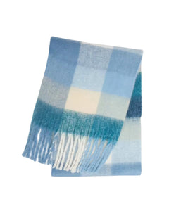 Plaid Tassel Scarf
