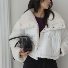 Load image into Gallery viewer, Reversible Cropped Puffer
