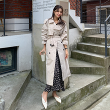 Load image into Gallery viewer, Long Raglan Trench Coat
