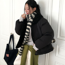 Load image into Gallery viewer, High Collar Sherpa Puffer Jacket
