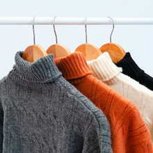 Load image into Gallery viewer, Cropped Knit Turtleneck
