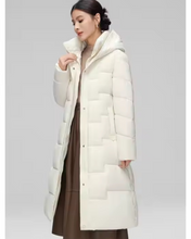 Load image into Gallery viewer, Long Bubble Jacket with Cinched Waist
