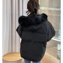 Load image into Gallery viewer, Oversized Puffer with Fur Hood
