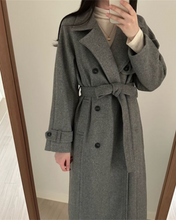 Load image into Gallery viewer, Soft Wool Trench Coat
