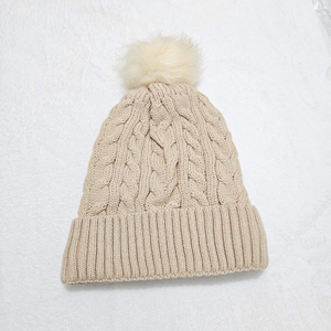 Pompom Fleece Beanie