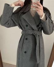 Load image into Gallery viewer, Soft Wool Trench Coat
