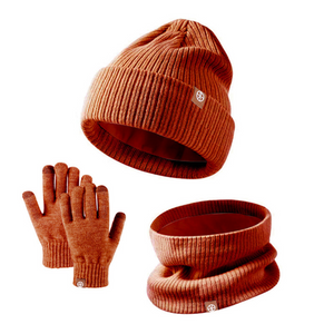 Kiddie Warmer Set (Beanie, Gloves, Neck Warmer) Plain