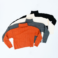 Load image into Gallery viewer, Cropped Knit Turtleneck
