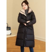 Load image into Gallery viewer, Collared Long Bubble Jacket
