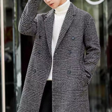 Load image into Gallery viewer, Long Houndstooth Coat
