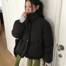 Load image into Gallery viewer, High Collar Sherpa Puffer Jacket
