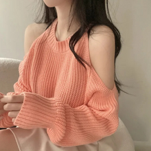 Load image into Gallery viewer, Open Shoulder Sweater
