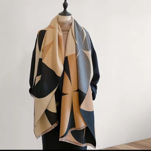 Load image into Gallery viewer, Printed Cashmere Blend Scarf
