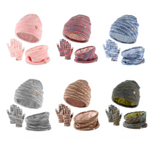 Load image into Gallery viewer, Kiddie Warmer Set (Beanie, Gloves, Neck Warmer) Printed
