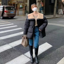 Load image into Gallery viewer, Wide Collar Puffer Jacket
