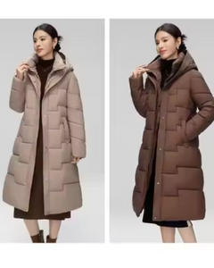 Long Bubble Jacket with Cinched Waist