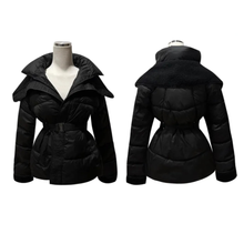 Load image into Gallery viewer, Wide Collar Puffer Jacket
