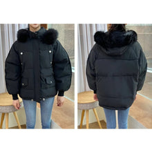 Load image into Gallery viewer, Oversized Puffer with Fur Hood
