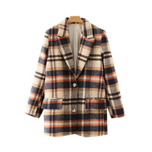 Load image into Gallery viewer, Plaid Blazer
