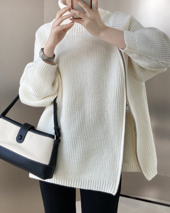 Oversized Full Zip Sweater