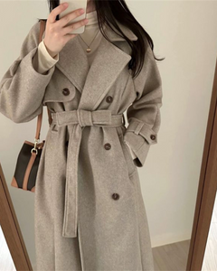 Soft Wool Trench Coat