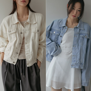 Semi-Oversized Denim Jacket